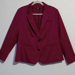 Women's apt.9 Blazer color pomegranate size OX